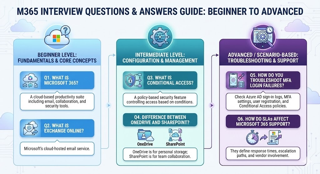 M365 interview Questions & Answers