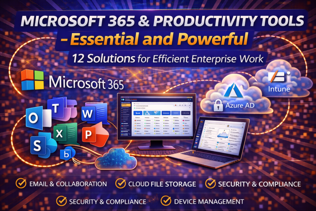 Microsoft 365 & Productivity Tools – Essential and Powerful 12 Solutions for Efficient Enterprise Work