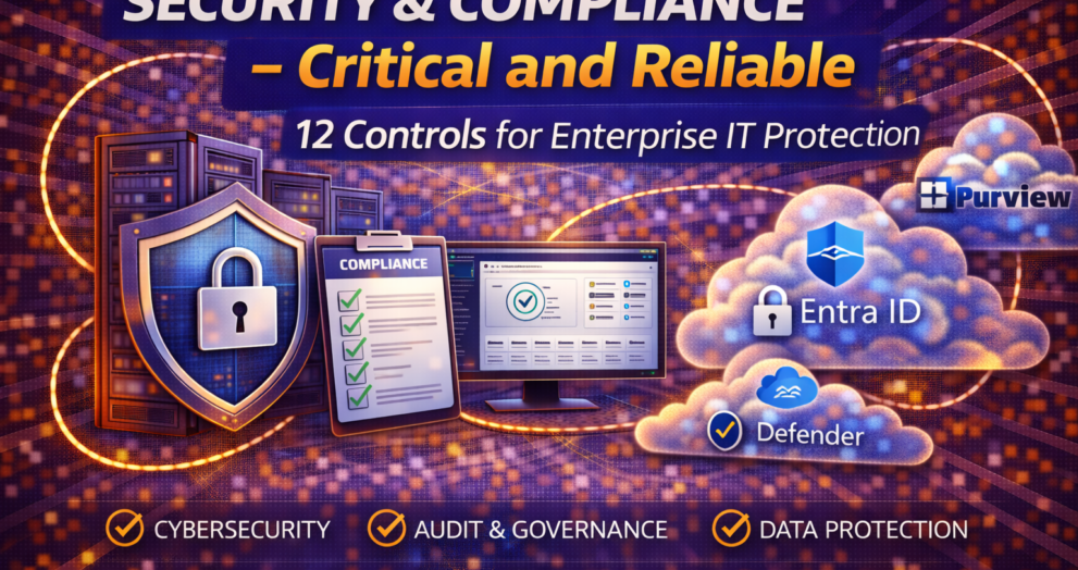 Security & Compliance – Critical and Reliable 12 Controls for Enterprise IT Protection